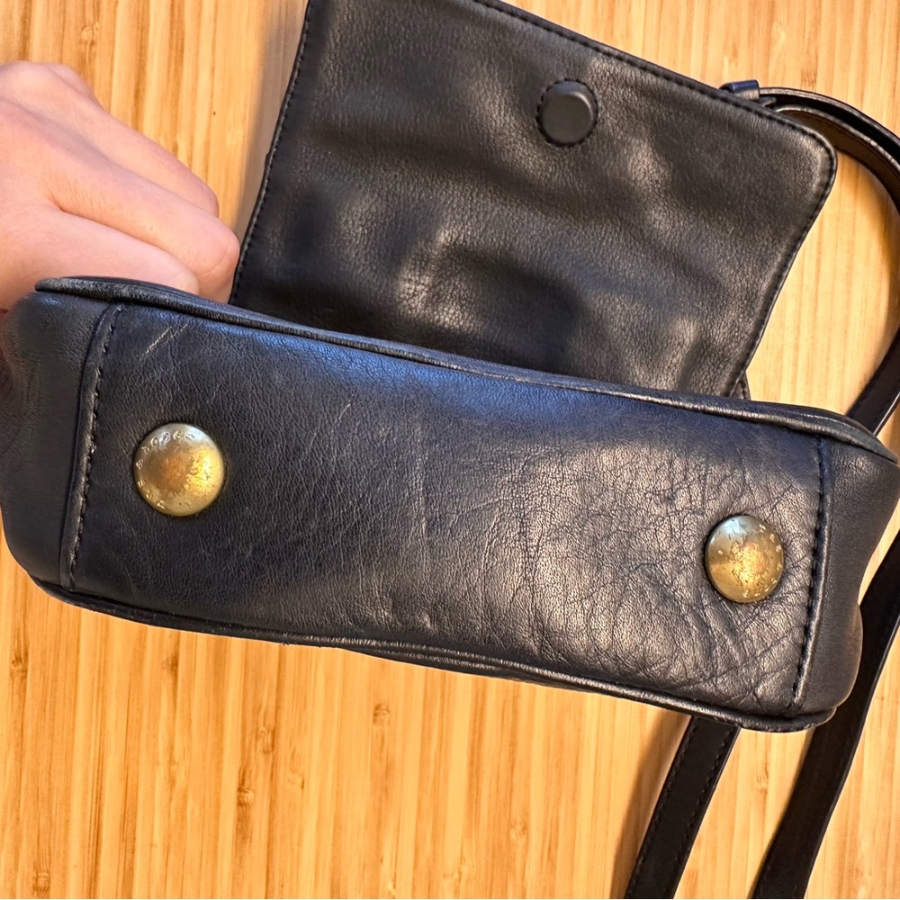 Rag & Bone mini pilot black leather crossbody bag - Picture 14 of 15